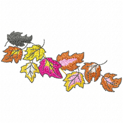 Leaves Embroidery Design 1